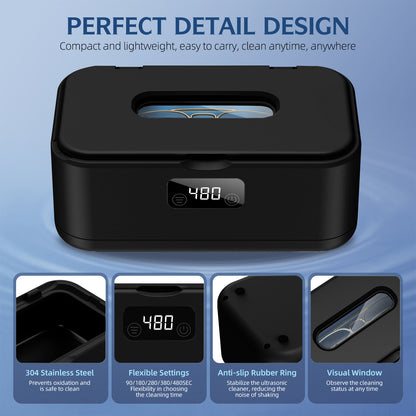 50kHz Ultrasonic Jewelry Cleaning Machine