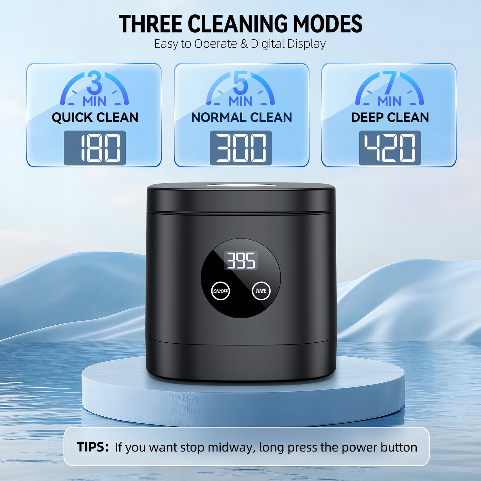 U200 52kHzUltrasonic Denture Cleaner