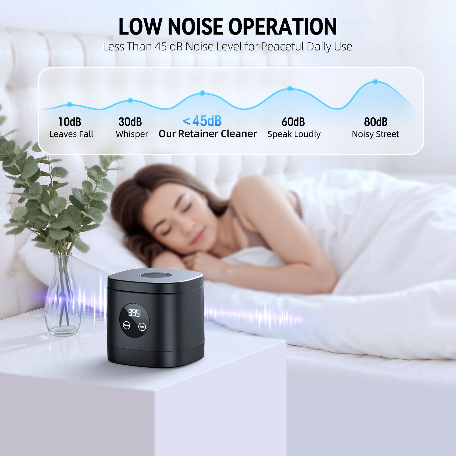 U200 52kHzUltrasonic Denture Cleaner